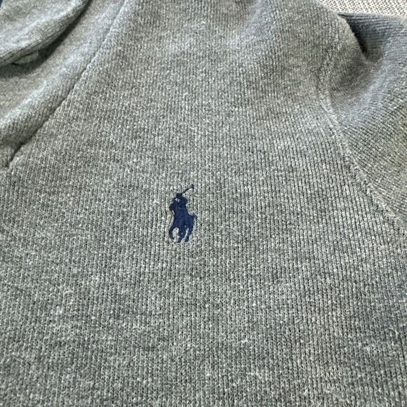 Vintage Polo Ralph Lauren Sweater Mens Medium Pullover Shawl Collared Gorp Pony - Picture 3 of 8